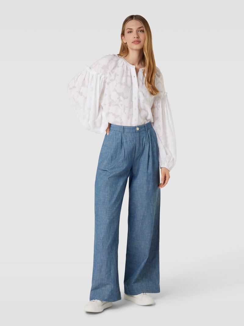 Hose aus Baumwolle in Denim-Optik Modell 'JOIREYDA' in jeans