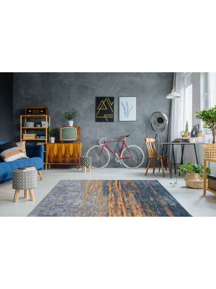 Arte Espina Teppich Katharina in Beige / Blau günstig kaufen