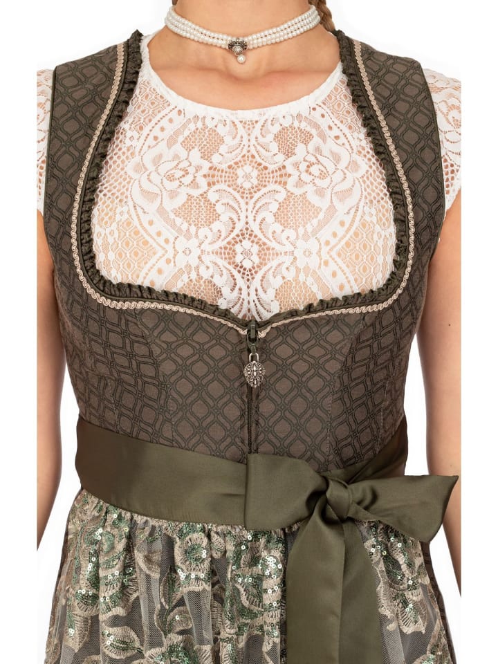 MarJo Mini Dirndl AMPFING in grün günstig kaufen 36