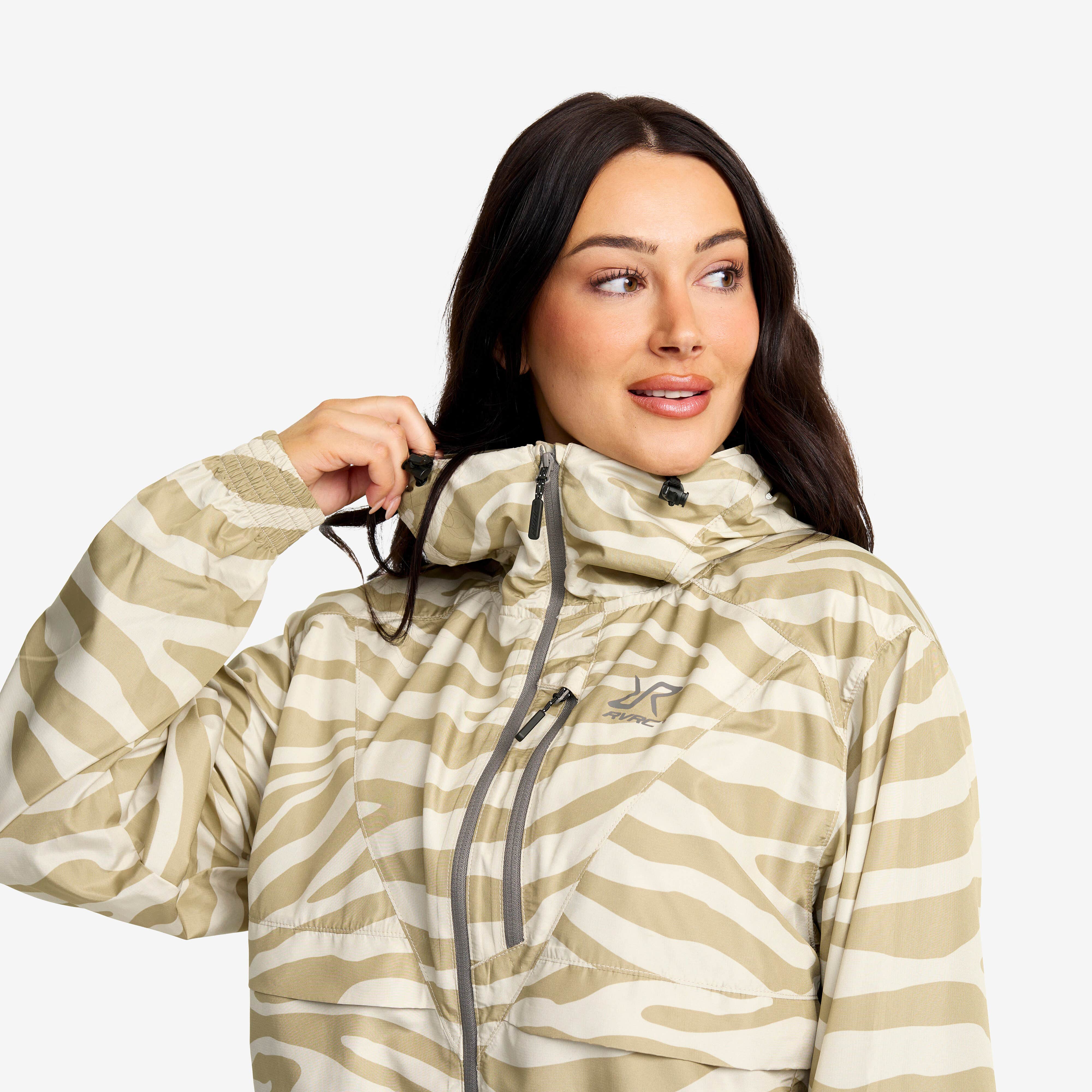 Whirlwind Jacket Femme Khaki/Rainy Day