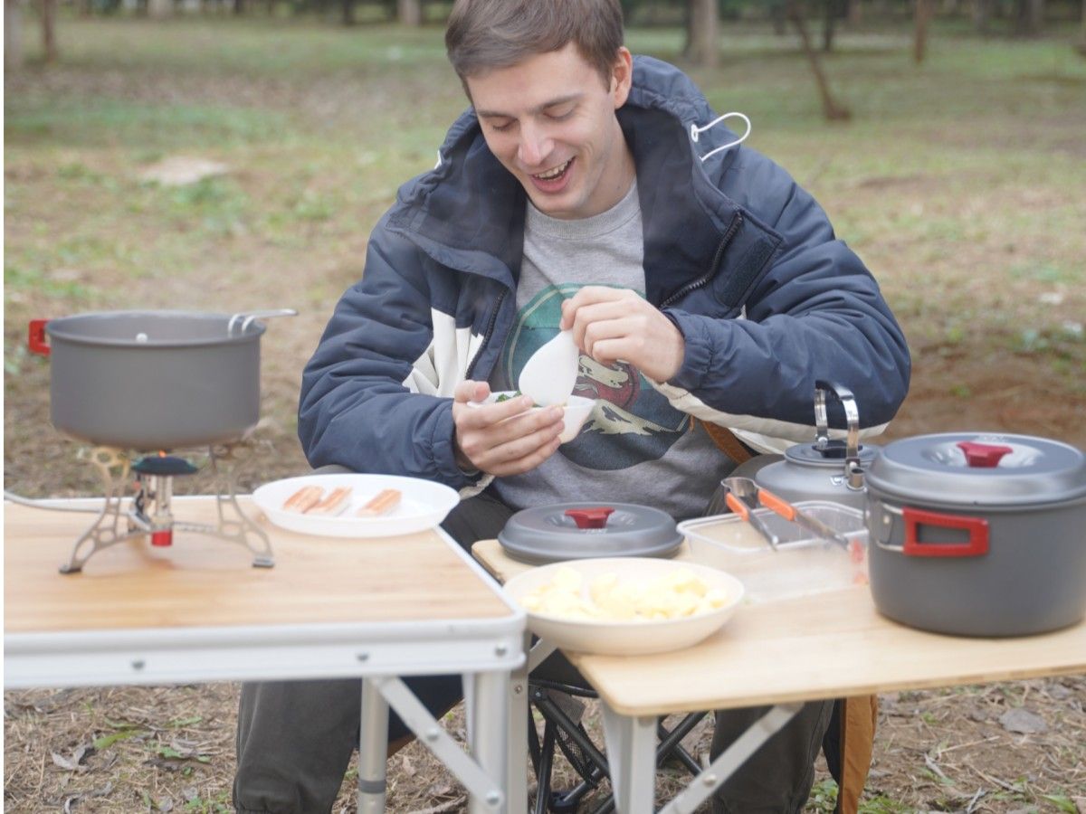 Bulin Camping  13-teiliges Topfset