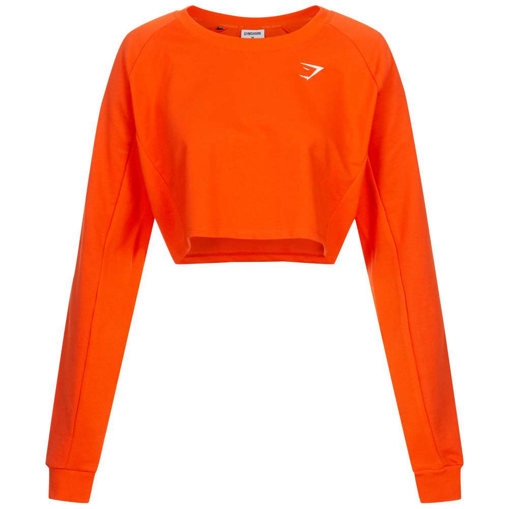 Gymshark Training Damen Crop Sweatshirt GLPO4713-SOG