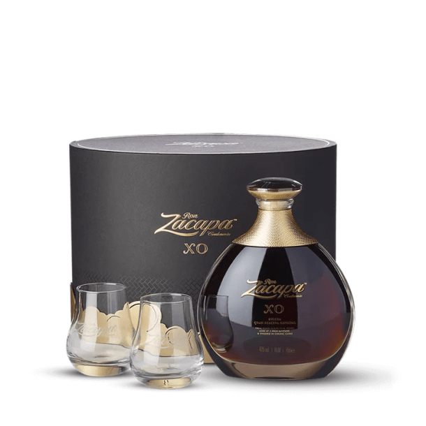 Coffret Zacapa XO 40% + 2 verres