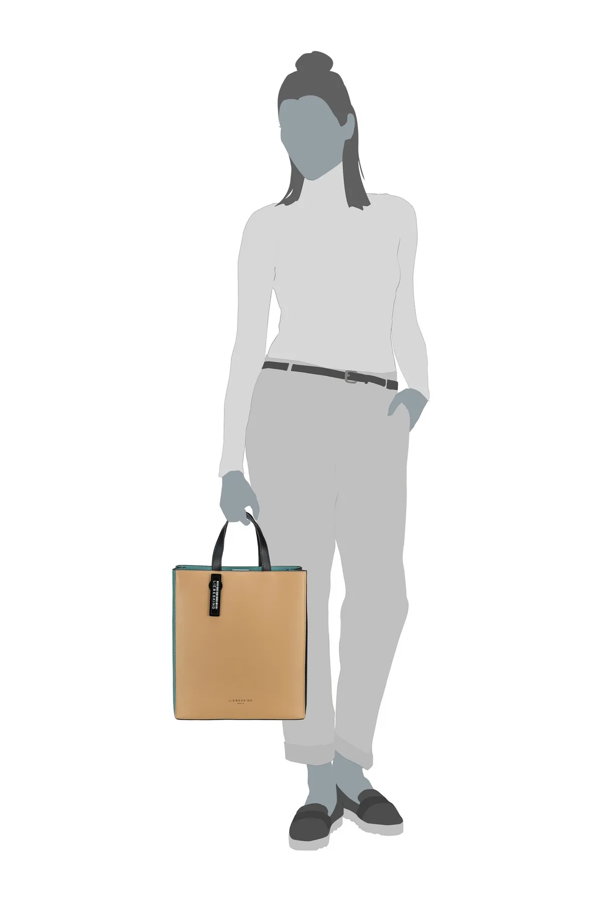 Liebeskind Berlin  Handtasche Papiertüte M Farbanimation