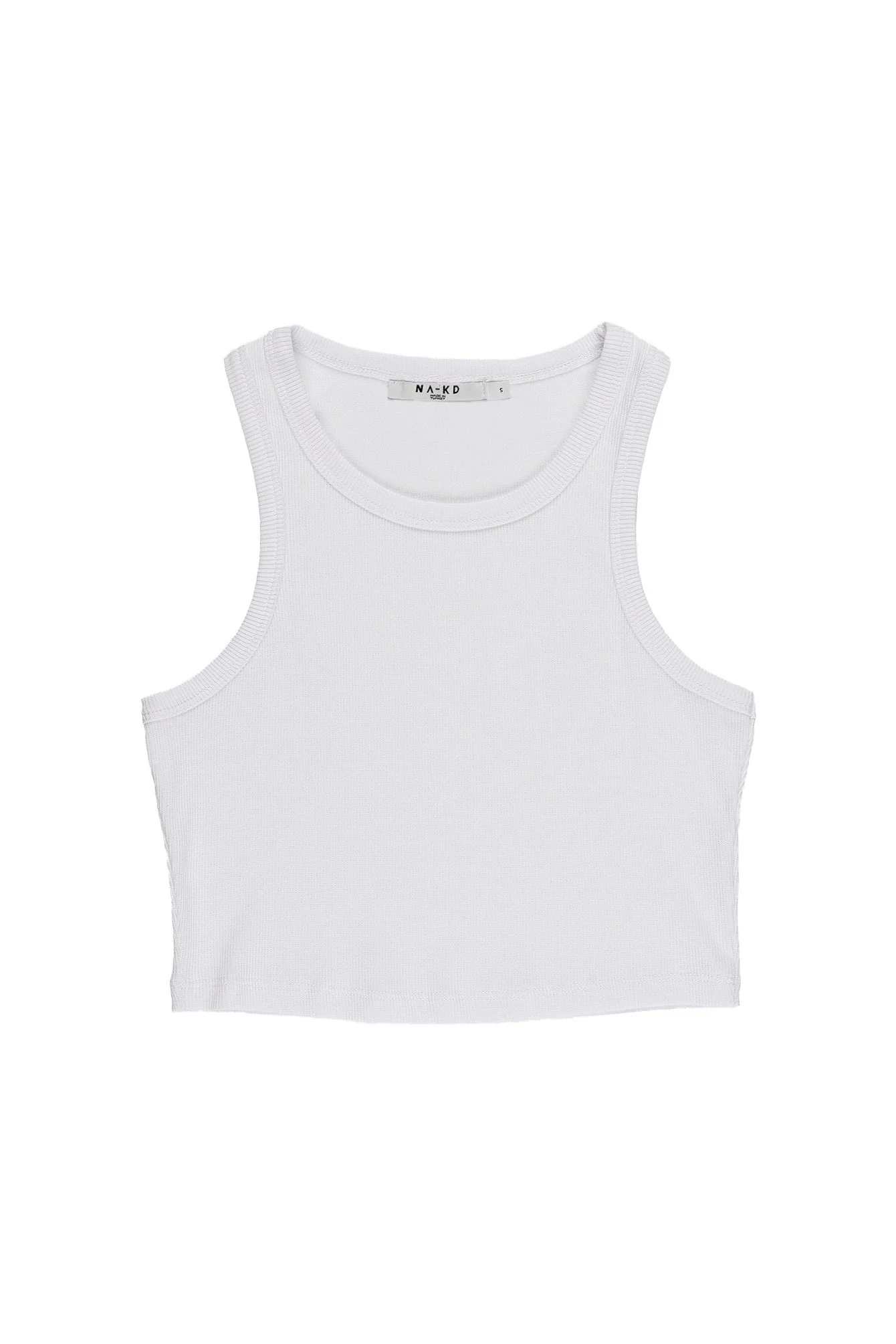 Geripptes cropped Tanktop