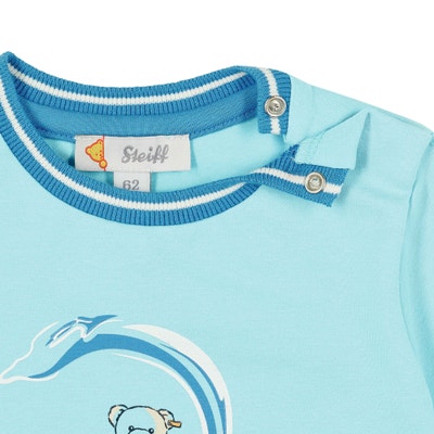 T-Shirt kurzarm, hellblau für Jungs