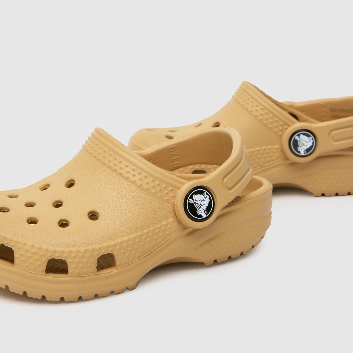 Crocs bruna klassiska träskor för småbarn
