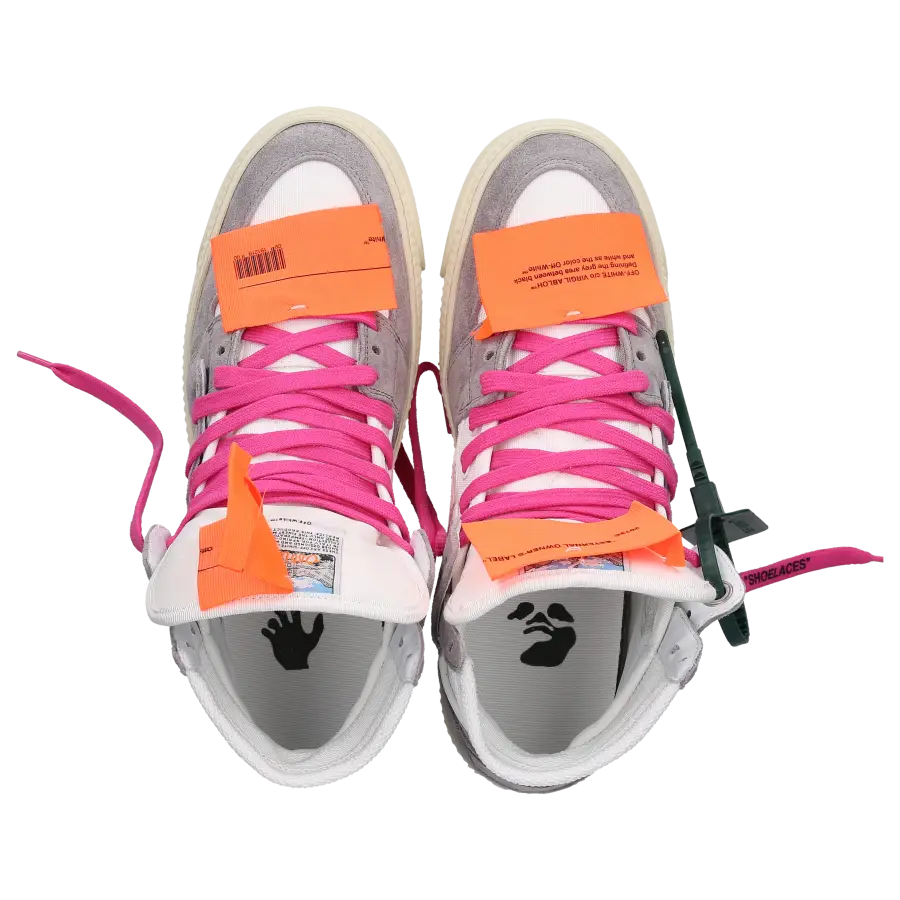 Off-White - Sneaker high 3.0 OFF COURT Kalbsleder - grau