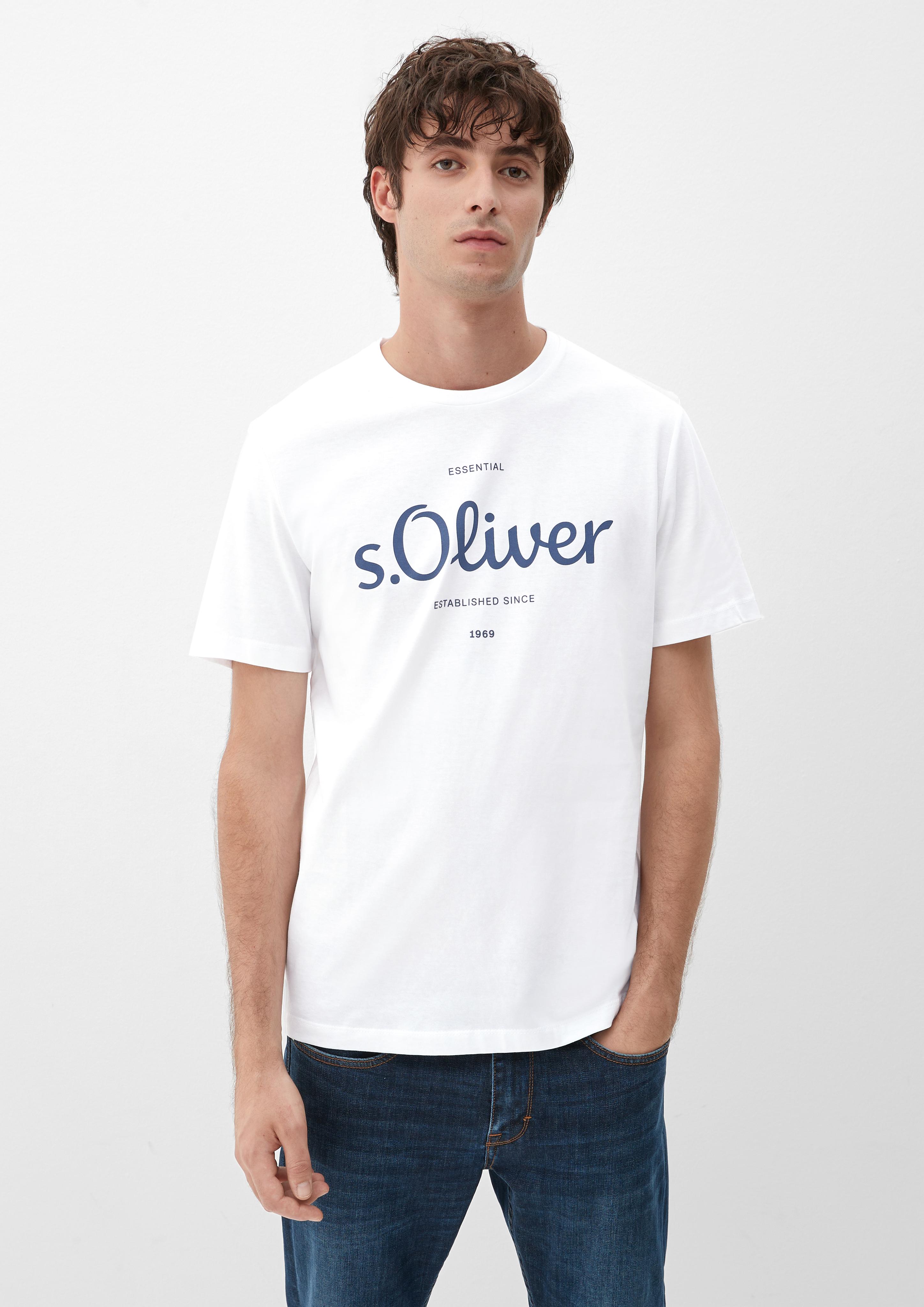 Labelshirt aus Jersey  03.899.32.6954-01D1