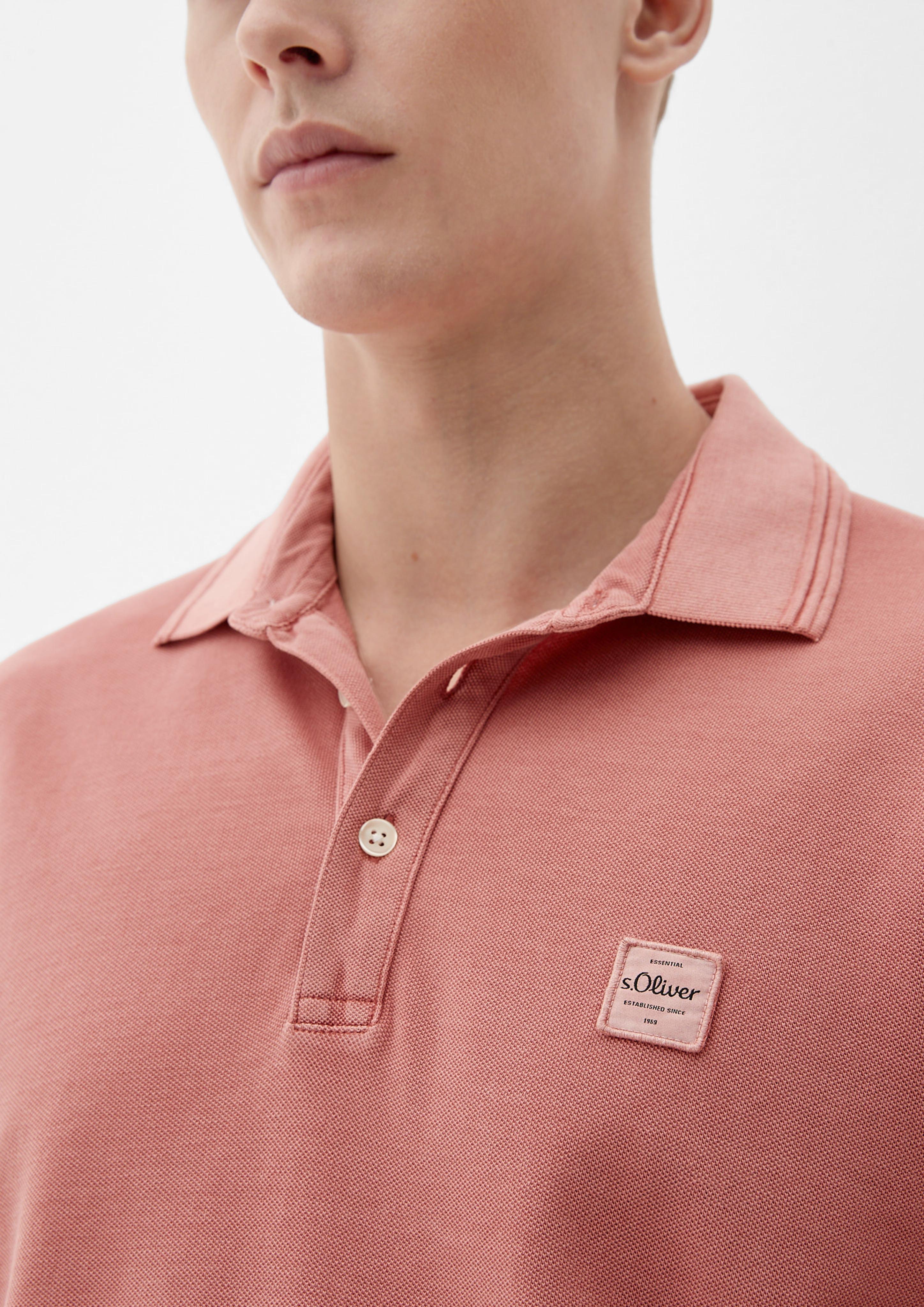 Polo-Shirt mit Logo-Patch  2131481-2071
