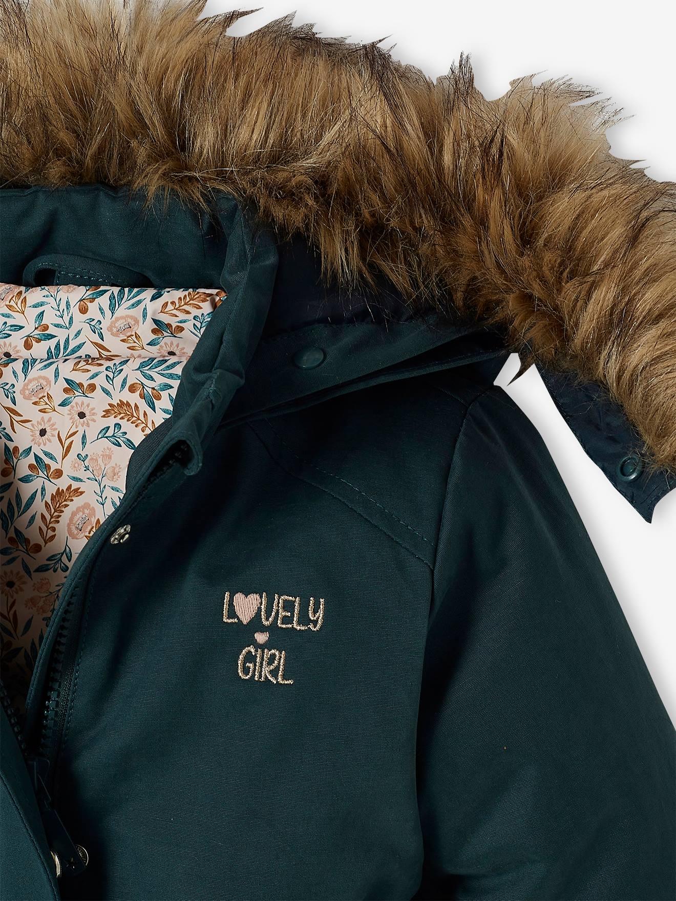 Parka 3 en 1 hiver fille vert