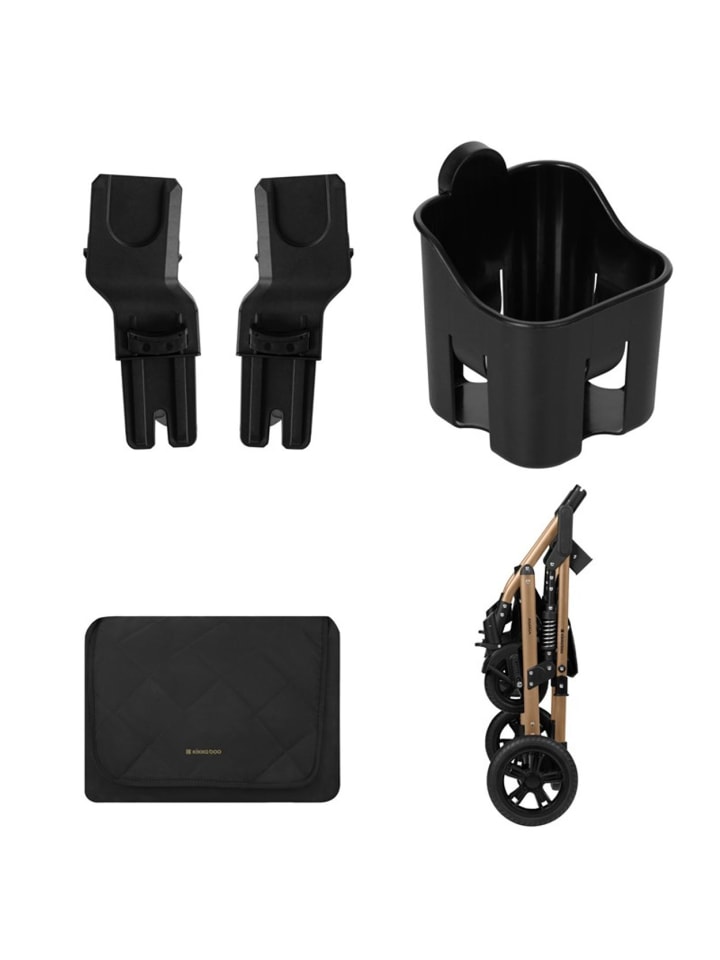 Kikkaboo Kinderwagen 3 in 1 Amaia in schwarz günstig kaufen onesize
