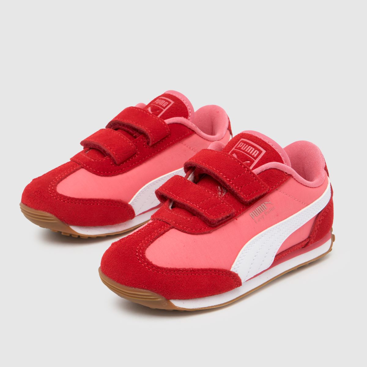 PUMA rosa multifärgade easy rider love v flickor småbarnsskor