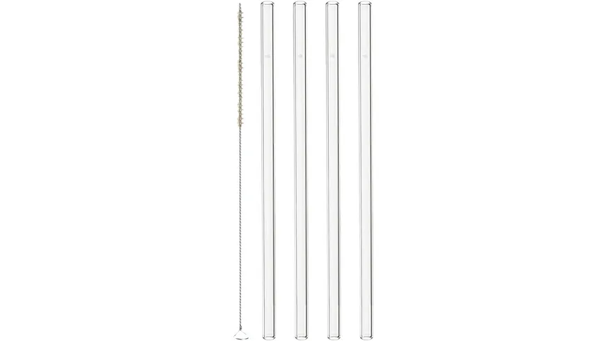 LEONARDO Glastrinkhalme 20cm