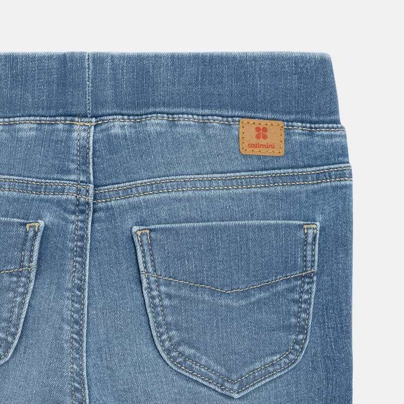 Jegging slim fille bleu délavé Catimini
