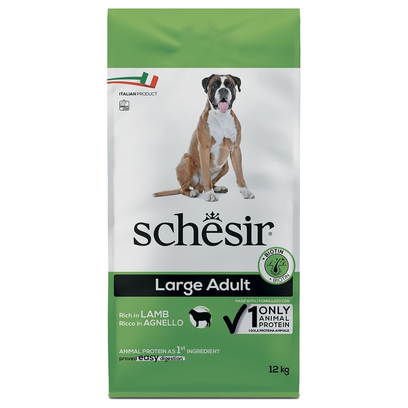 Schesir Dog Large Adult mit Lamm