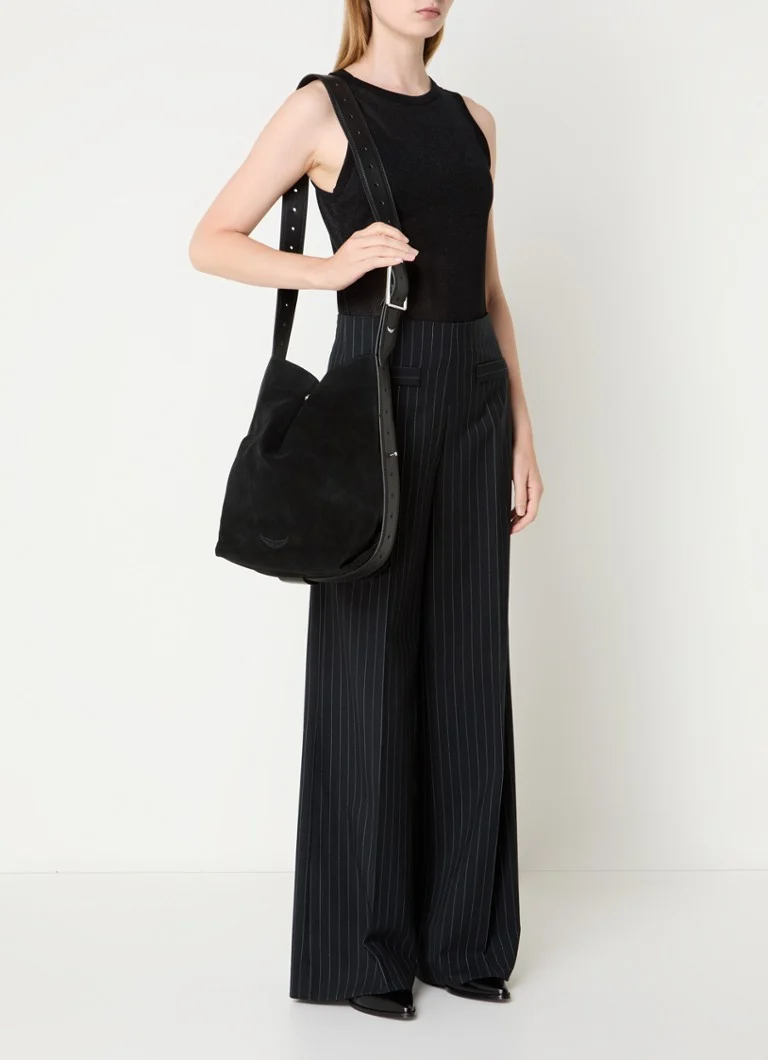 Zadig&Voltaire Le Cecilia mokkanahkainen olkalaukku