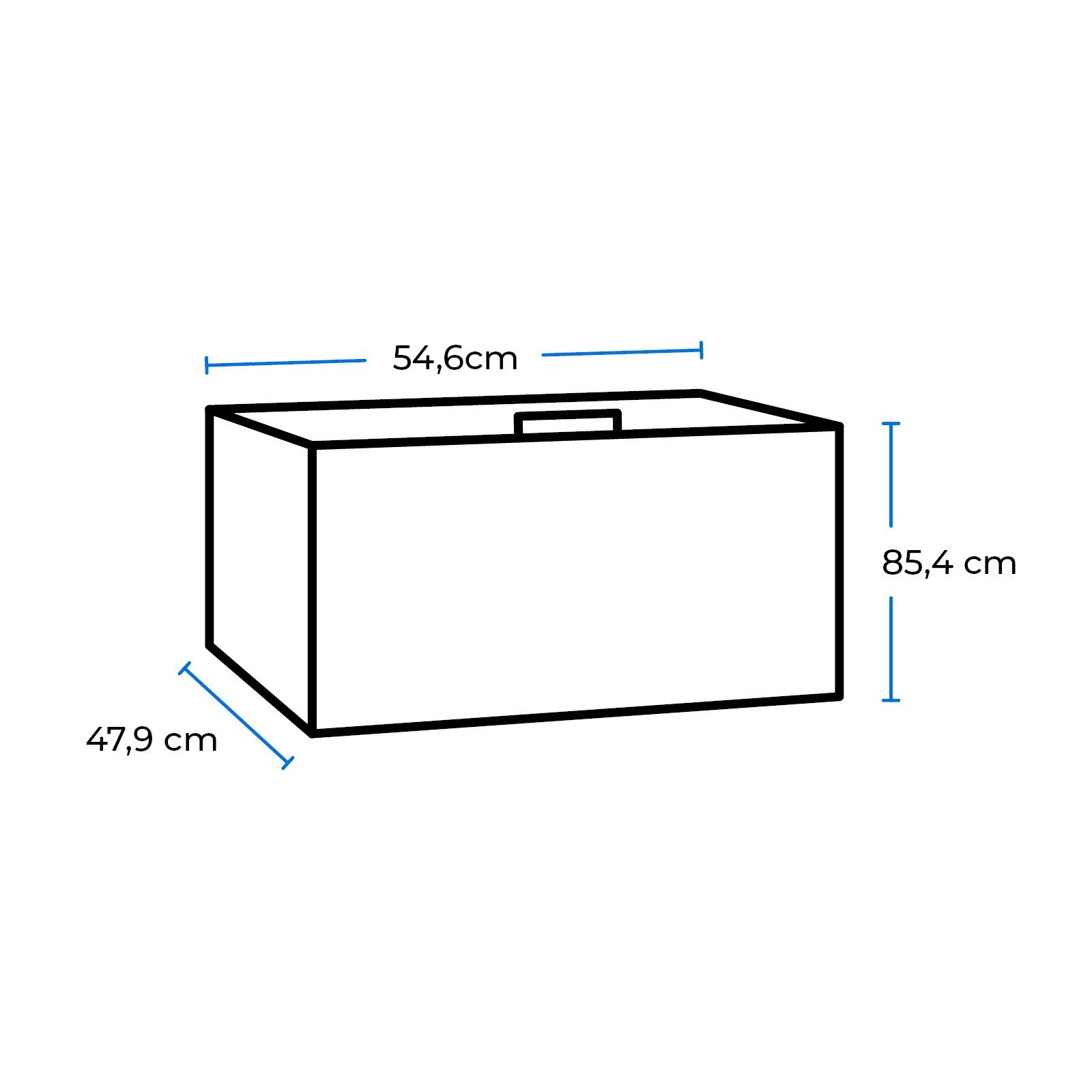 exquisit Gefriertruhe GT100-010E, 54.6 cm breit, 95 l, praktisch und kompakt