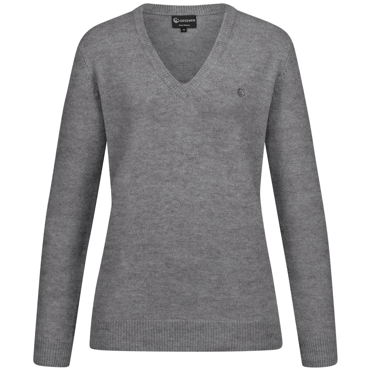Wollpullover V-Ausschnitt Damen