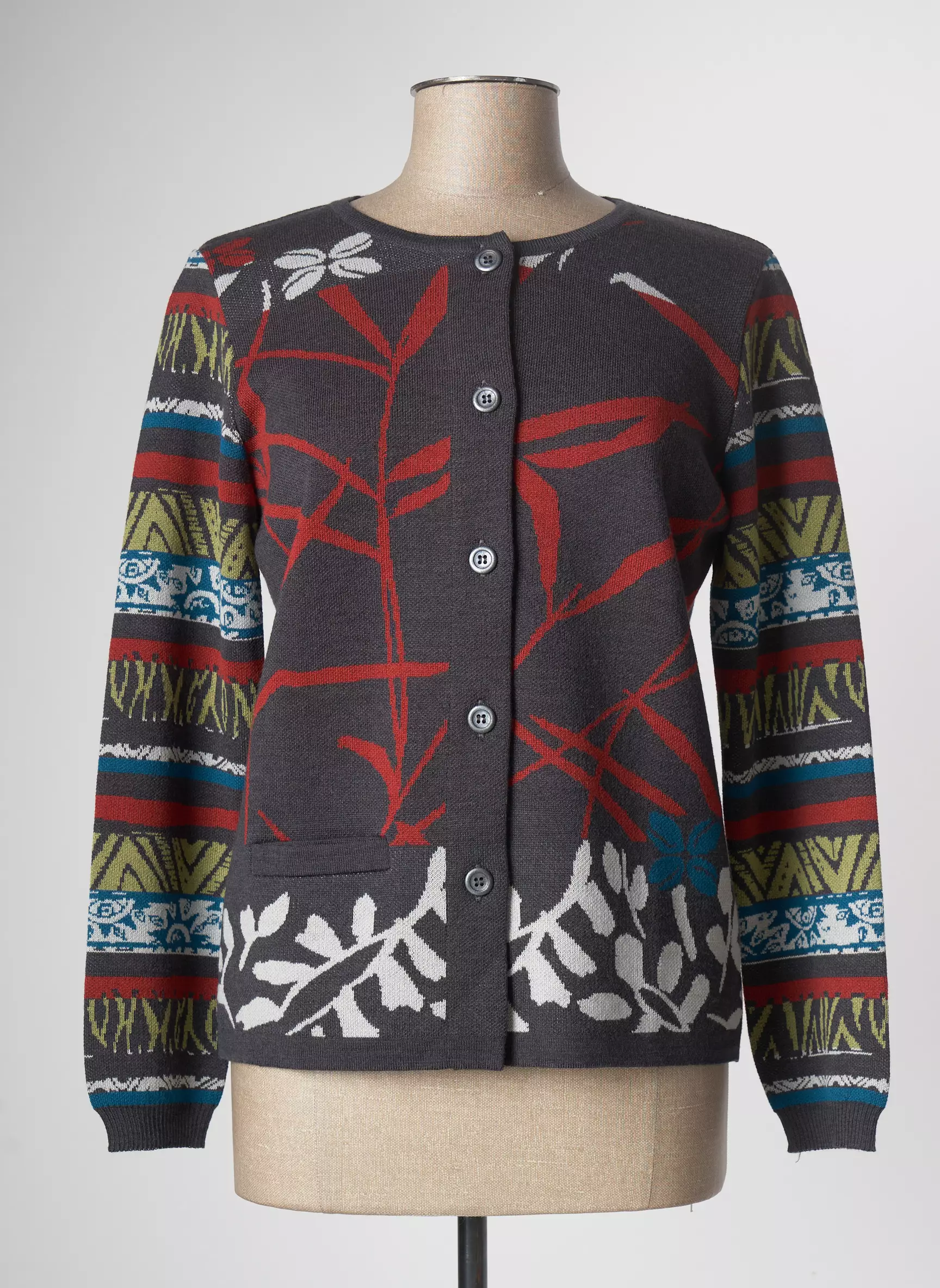 I Odena Cardigans Femme couleur gris