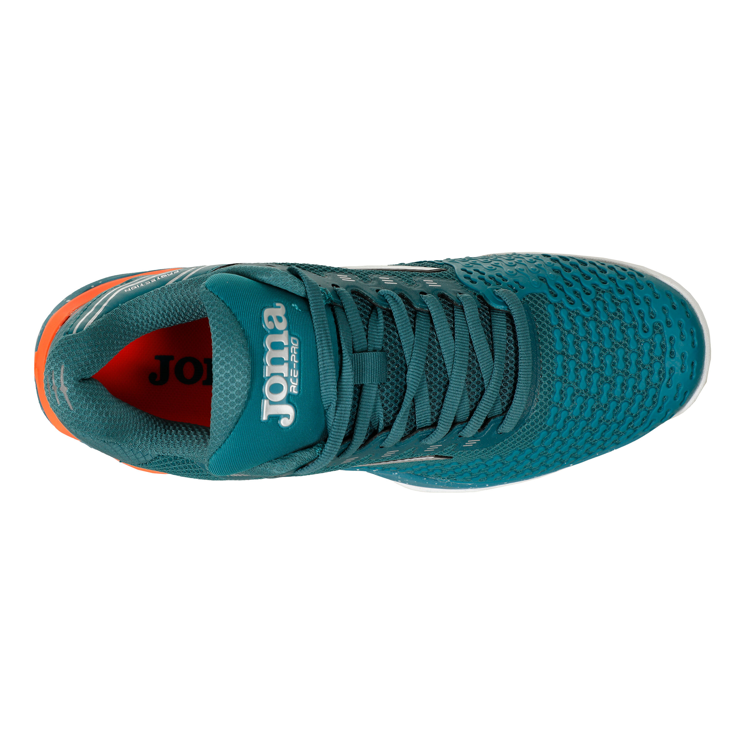 T. Ace Padelschuh Herren - Petrol, Orange