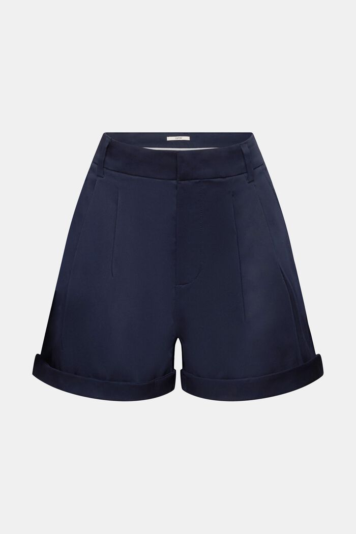 Satinshorts in Washed-Optik