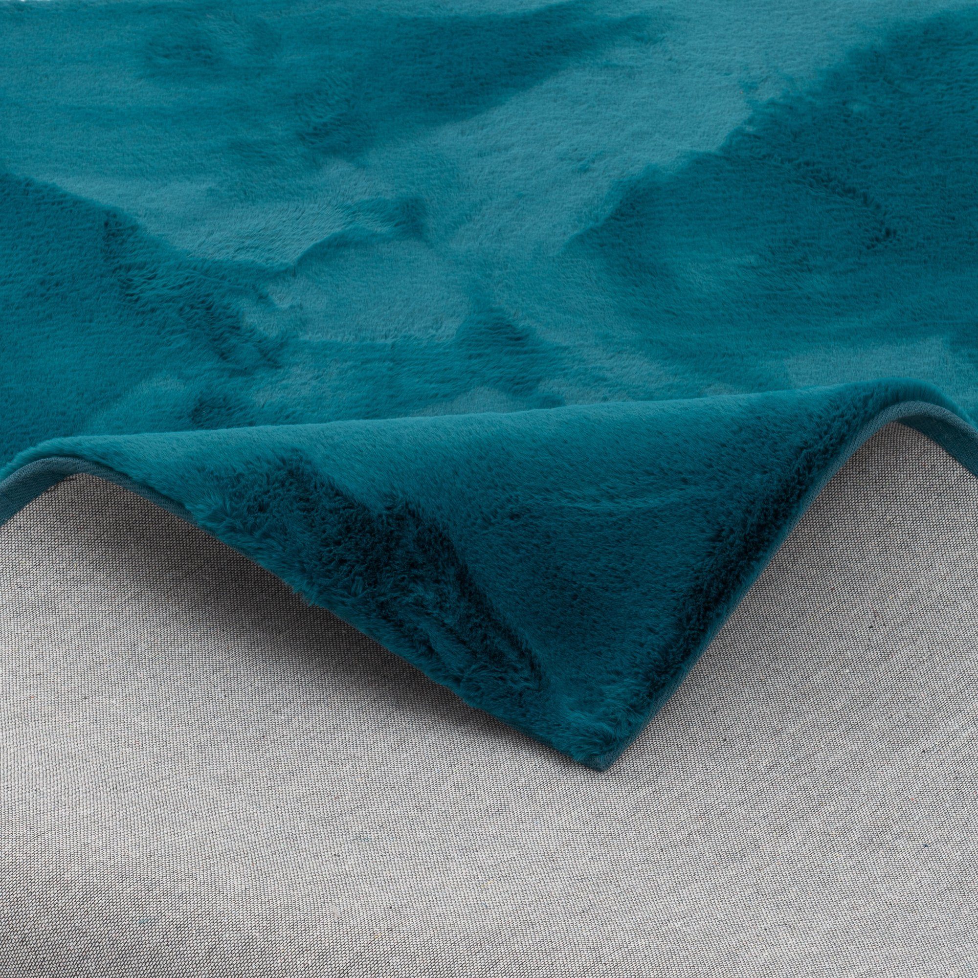 Fellteppich Luxus Super Soft Fellteppich Plush, Pergamon, Rechteckig, Höhe: 25 mm