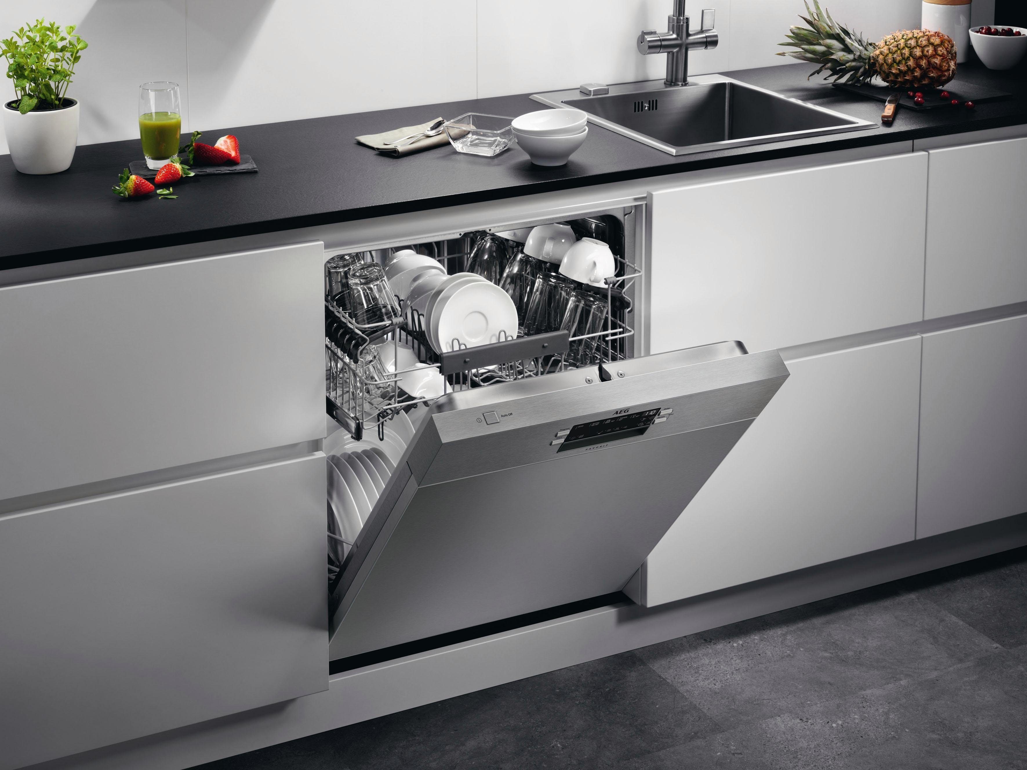 AEG Unterbaugeschirrspüler, FUE53610ZM, 13 Maßgedecke, mit AirDry - Technologie