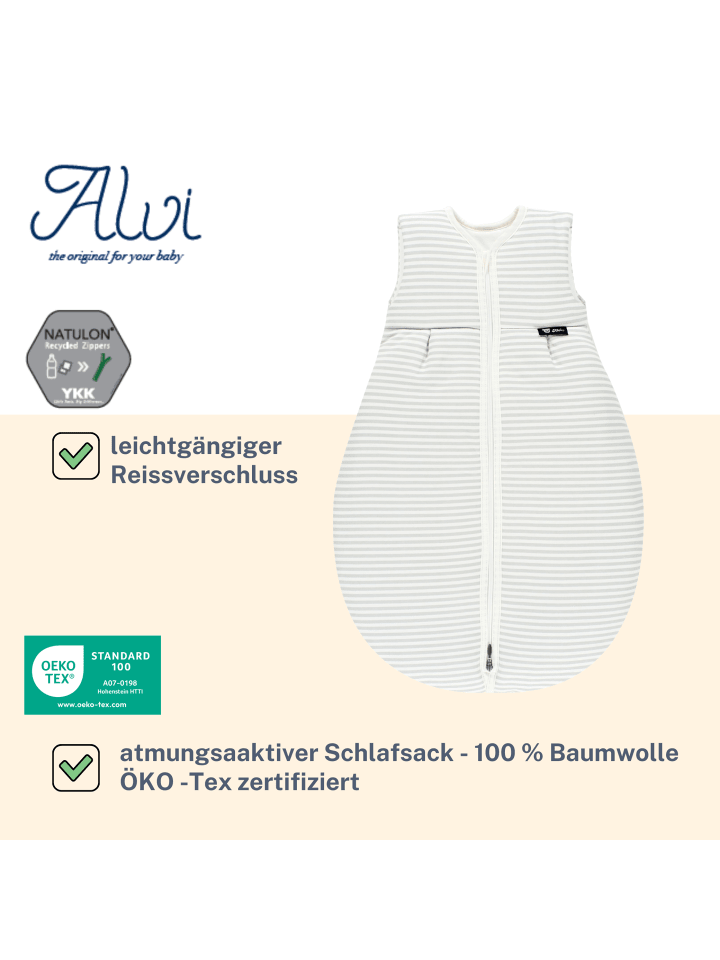 Alvi Mäxchen Sommer Schlafsack light Exclusiv in Faces günstig kaufen 110