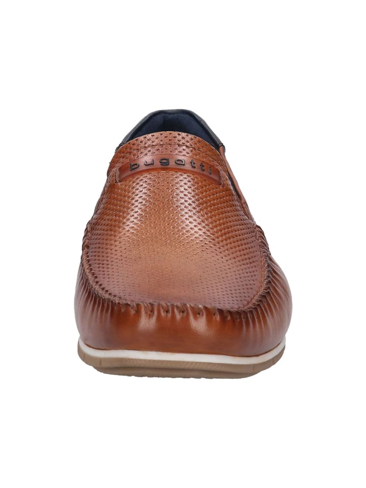 Bugatti Mokassin in cognac günstig kaufen