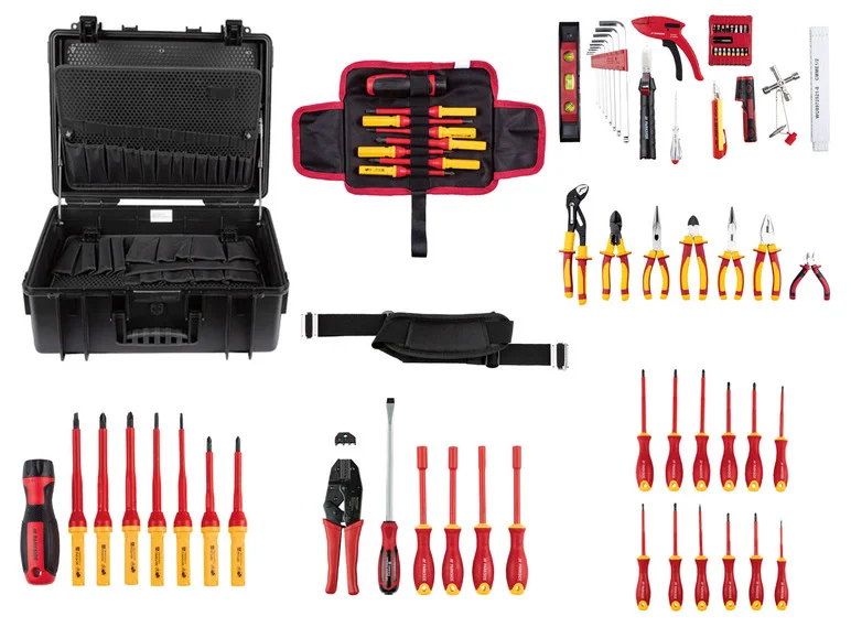 PARKSIDE® Coffret d'outils d'electricien, 83 peças