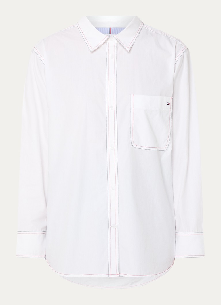 Tommy Hilfiger blouse with chest pocket and logo