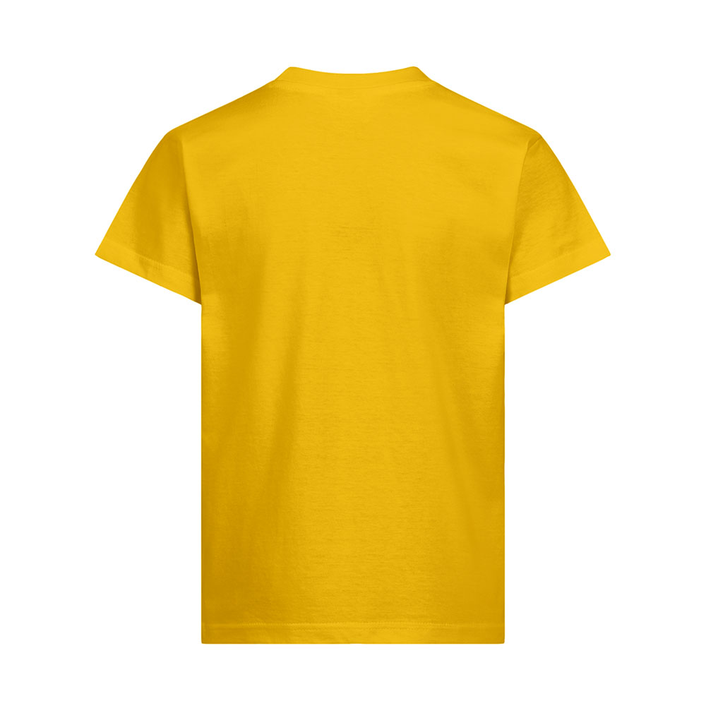 Kinder T-Shirt old school gelb