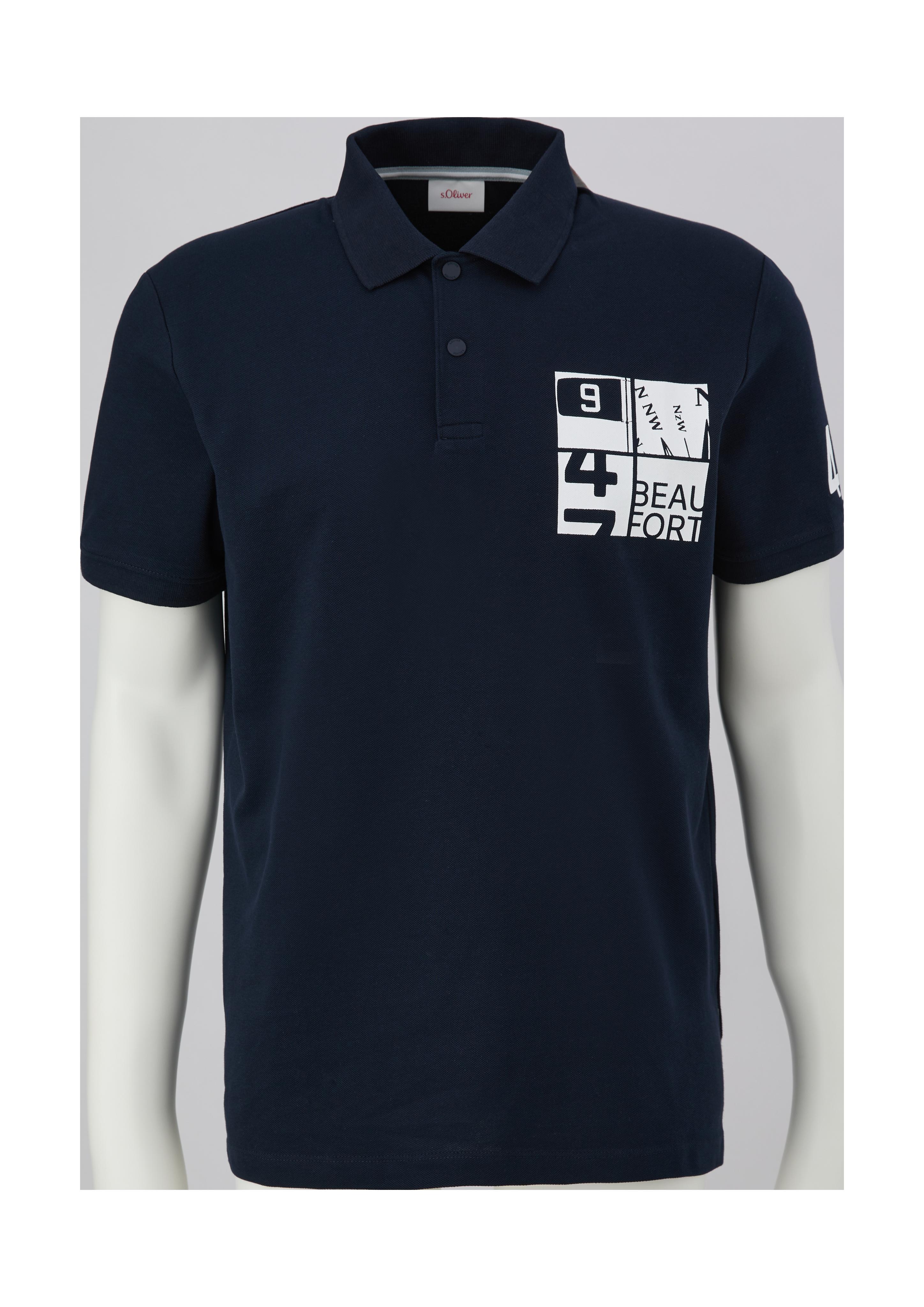 Poloshirt aus Baumwollstretch  2135699-59D1
