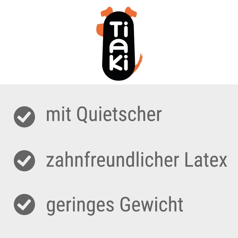 TIAKI Hundespielzeug Latex Kaffee zu TOP-Preisen