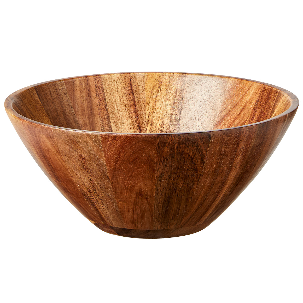 Große Holz-Servierschale aus Akazienholz