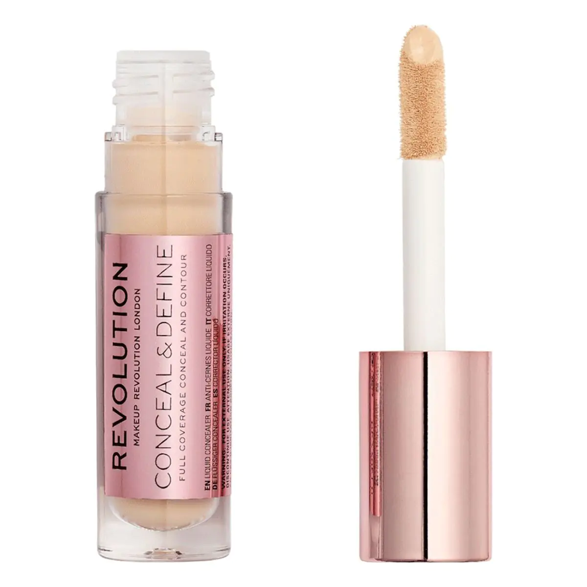 MAKEUP REVOLUTION maskuojamasis ir paryškinantis veido maskuoklis C6 4ml