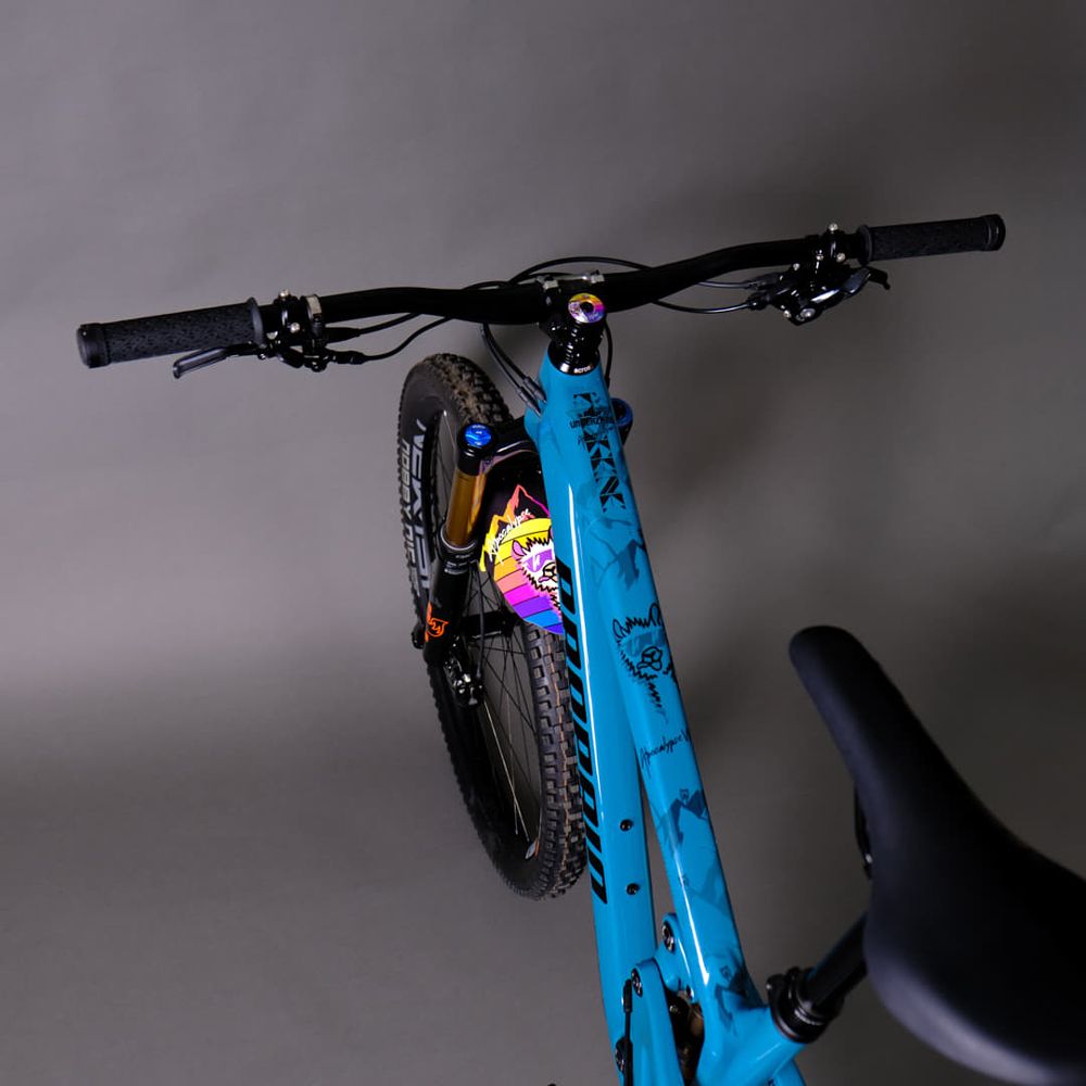 Unleazhed Unscratch Frame Rahmenschutzfolie - Alpocalypse-Alpenrose Samerberg Black Glossy kaufen | Bike-Discount