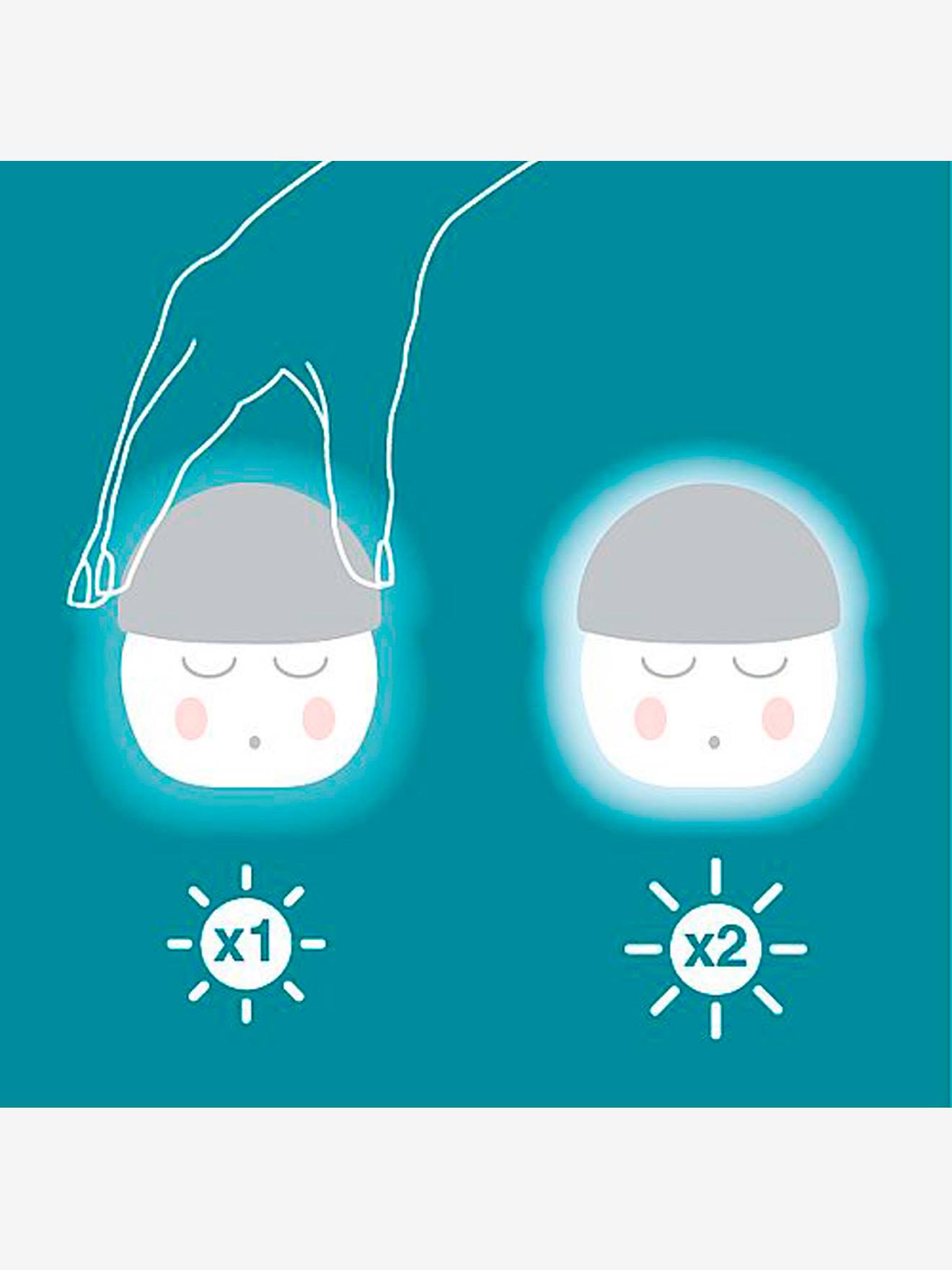 Veilleuse nomade BABYMOOV Squeezy blanc/gris