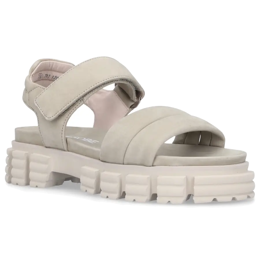 305 SOBE - Sandalen KRABI Nubukleder - grün