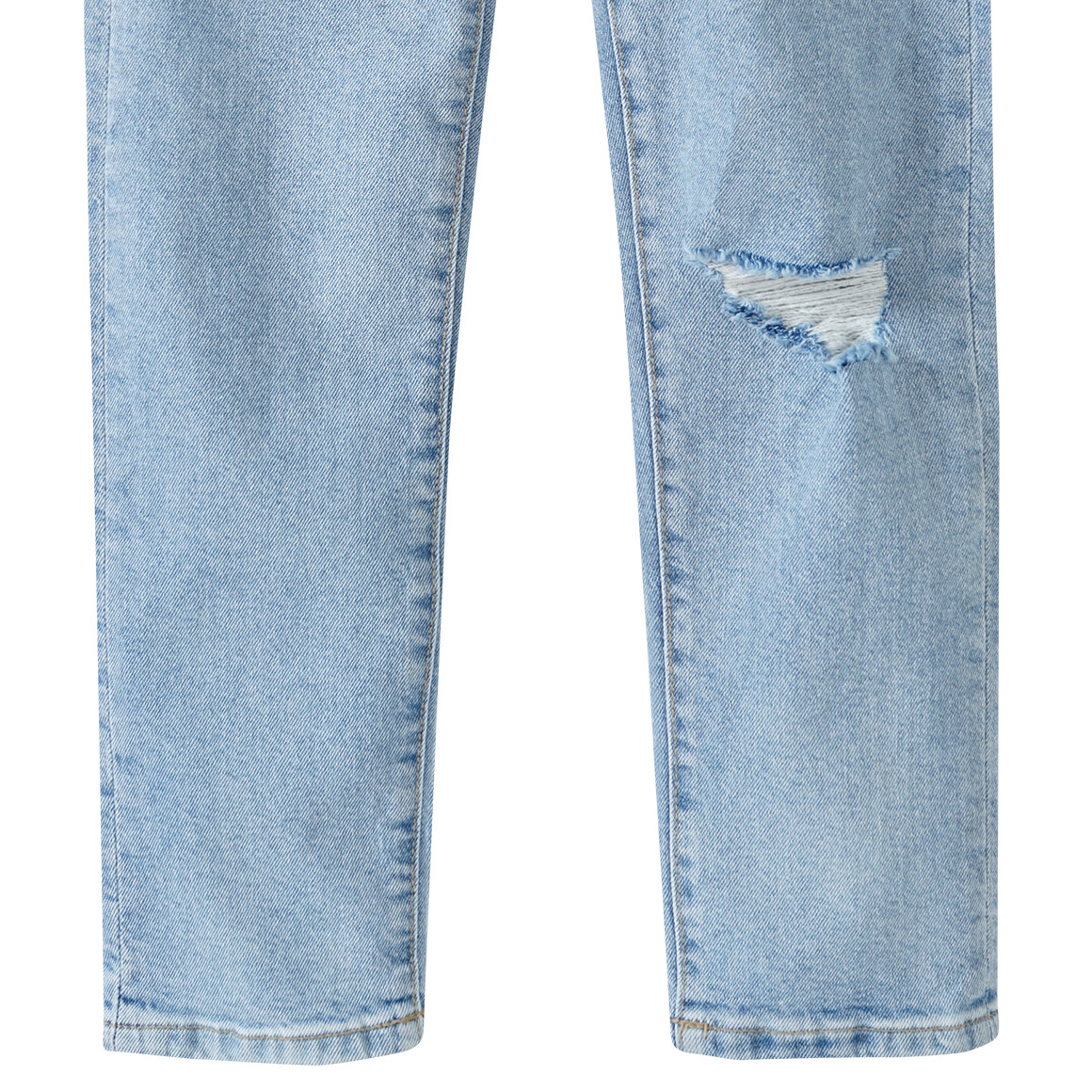 Jungen Straight-Jeans mit Destroyed-Effekten