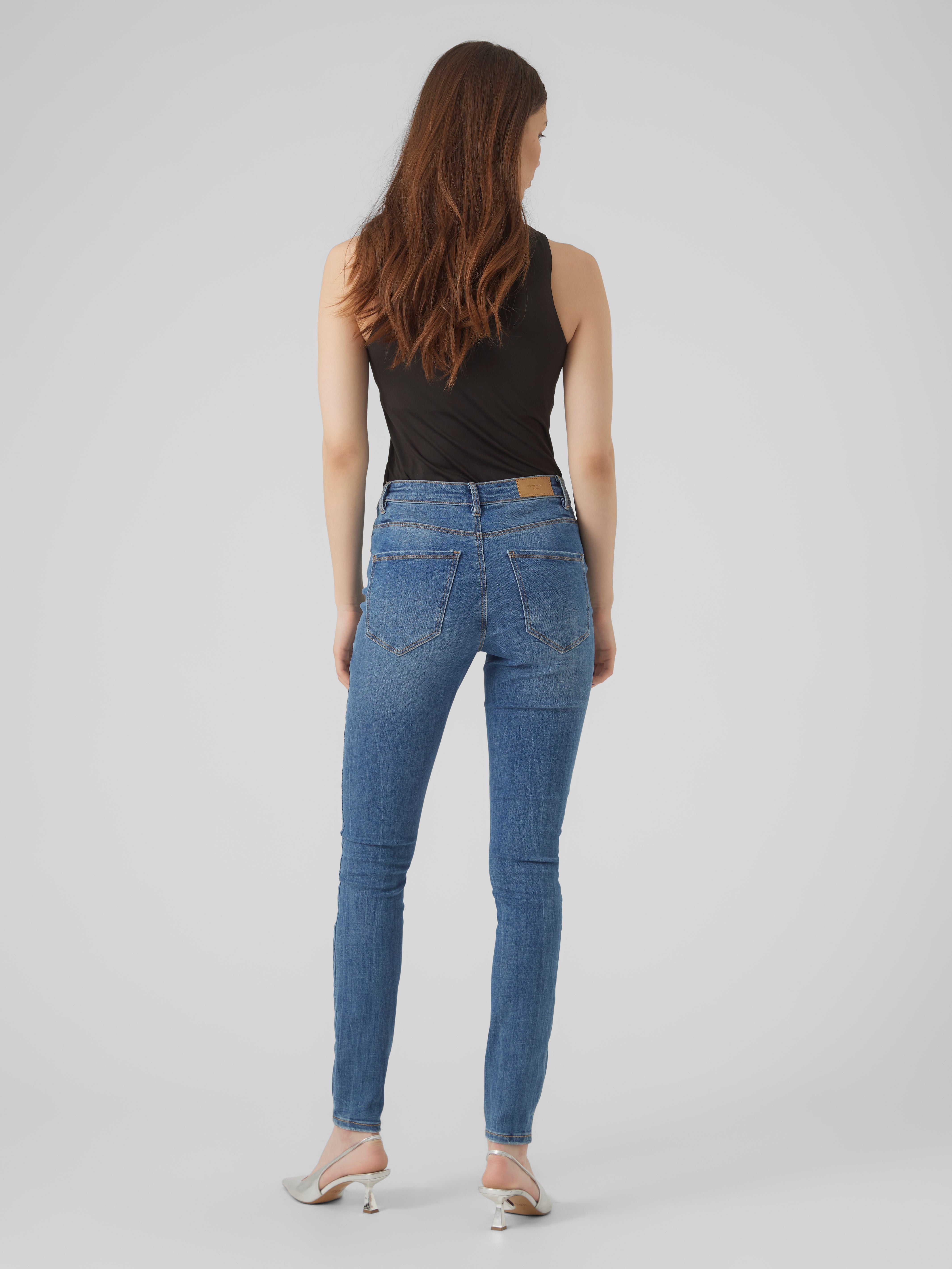 VMSOPHIA Hohe Taille Skinny Fit Jeans