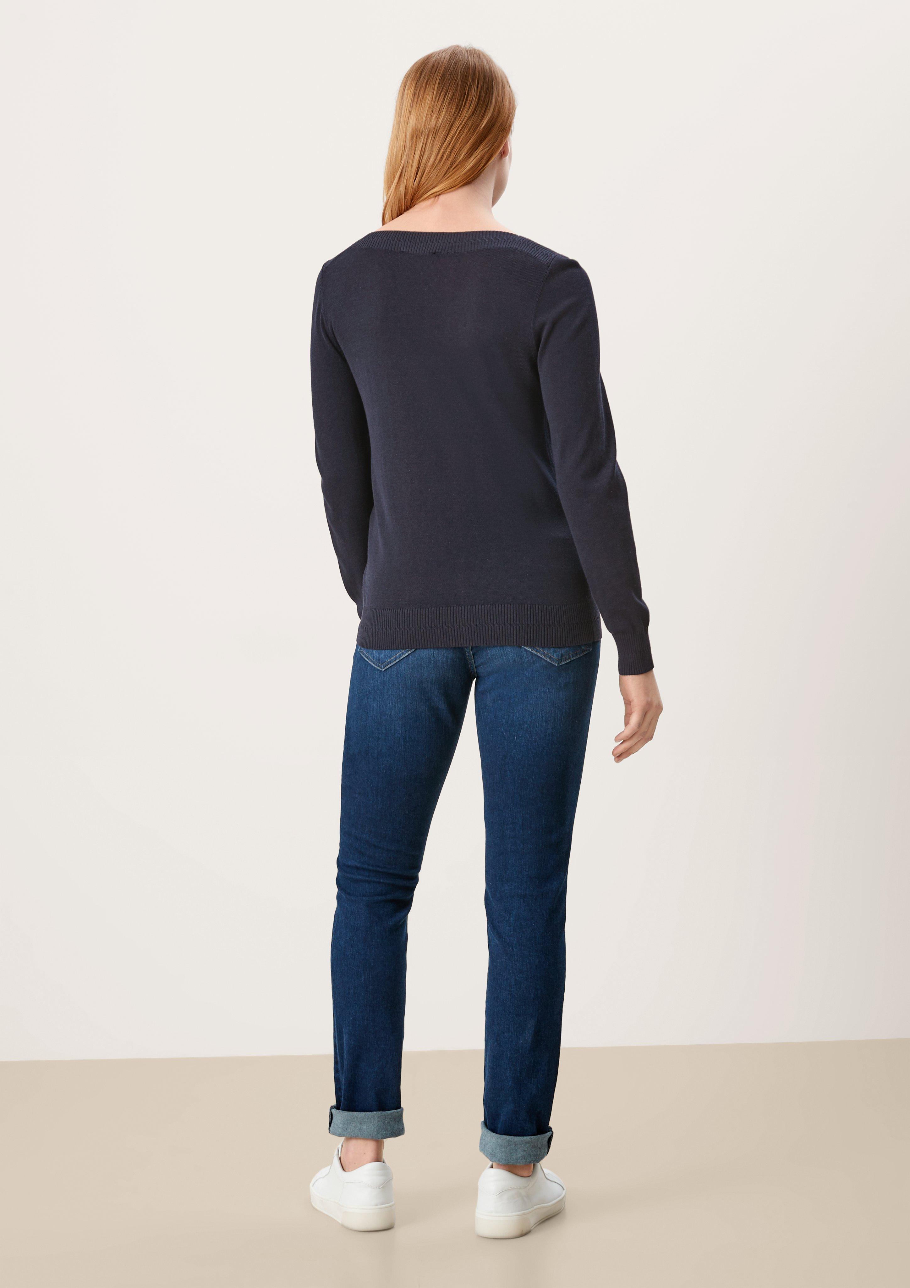Pullover mit U-Boot-Ausschnitt  2112210-5959