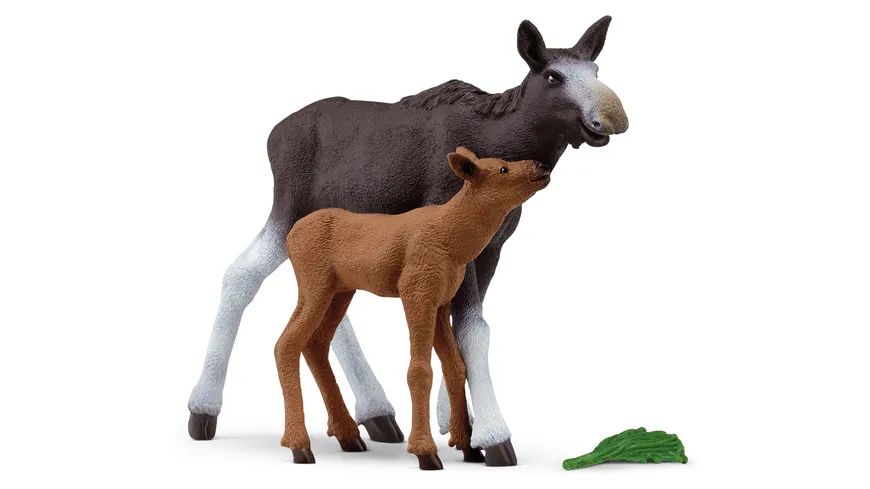 Schleich 42603 - Wild Life - Elchkuh mit Kalb