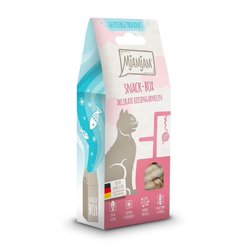 MjAMjAM Snacks MjAMjAM Snack-Box delikate Riesengarnelen, 25 g