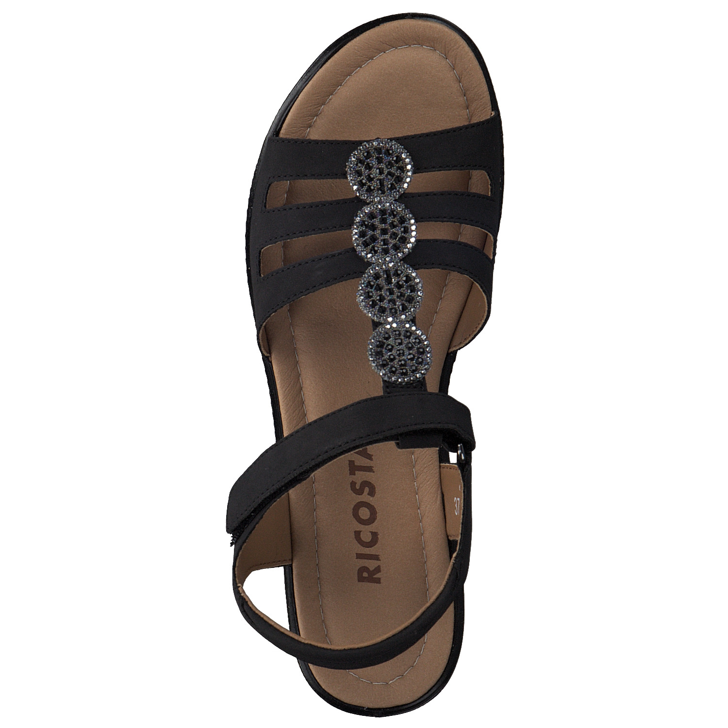 Ricosta Ana 7021800, Sandalen (Kinder), Kinder, Schwarz