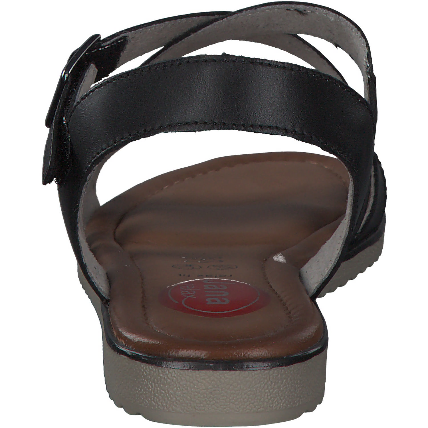 Jana Shoes 28115, Sandalen, Damen, Schwarz