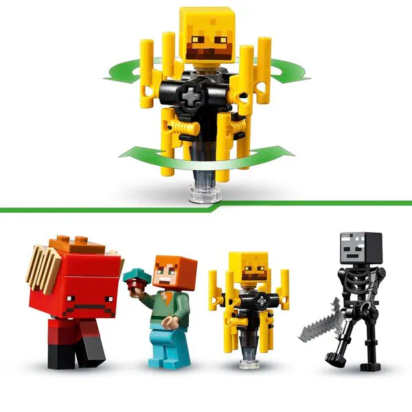 LEGO Minecraft 21266 Lavos mūšis Netheryje