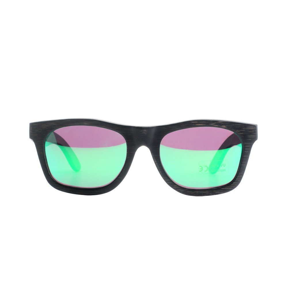 pandoo Sonnenbrille Bambus Sonnenbrille polarisiert