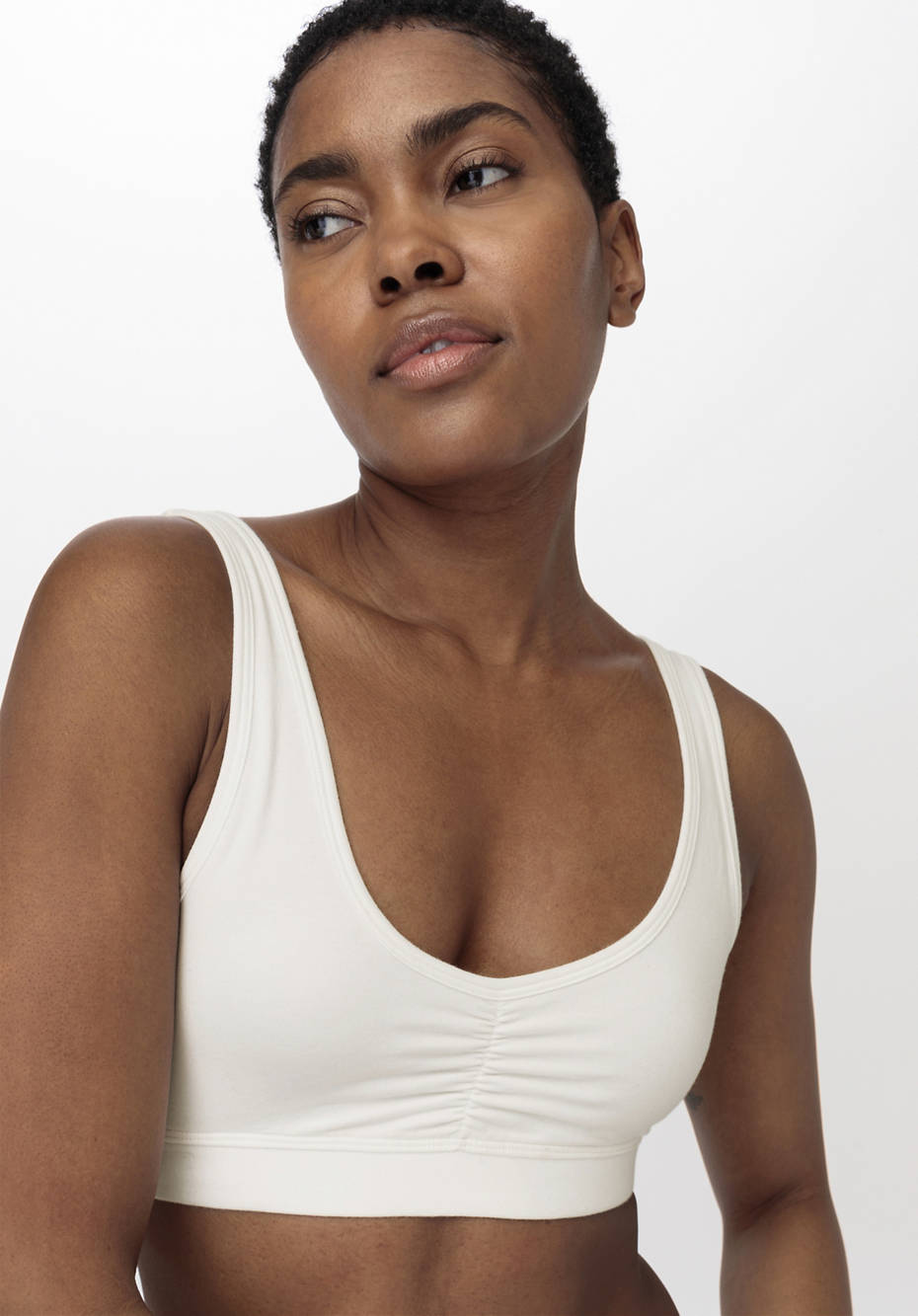 Bustier aus Bio-Baumwolle und Tencel™ Modal